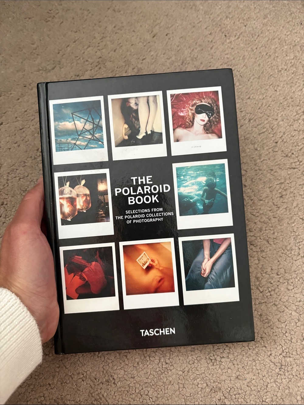 TASCHEN The Polaroid Book – Black Cover with Color Polaroid Panels